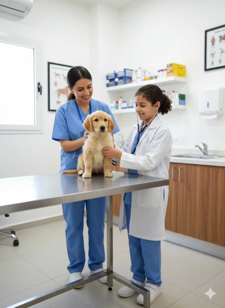 Equipment in a bright treatment room